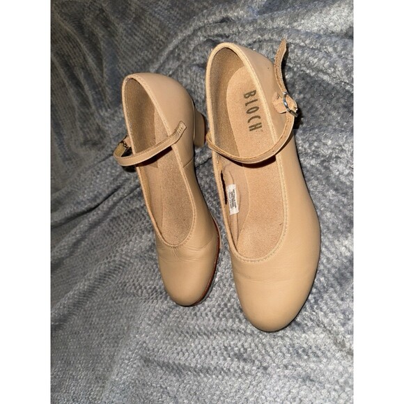 Bloch Tan Mary Jane Tap Shoes - Picture 6 of 16